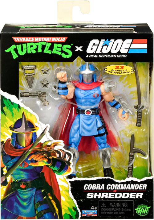 Teenage Mutant Ninja Turtles x GI Joe Cobra Commander x Shredder Action Figure、ToyWiz、kayou