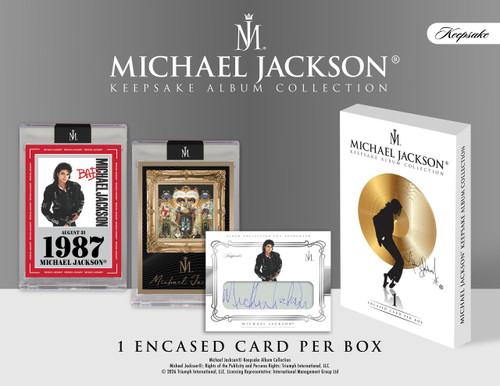 日本初Michael Jackson Keepsake Album Card Michael Jackson Keepsake Album Collection Trading Card Box 1