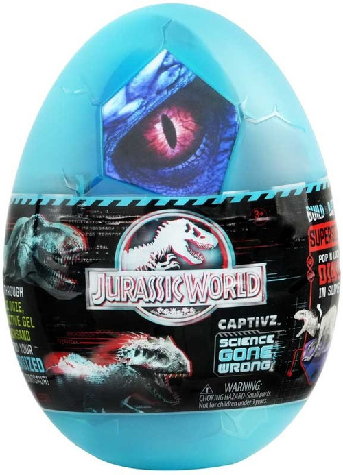 Jurassic World Rebirth Captivz Build N' Battle Dinos Science Gone Wrong Mystery Egg DELUXE Pack 8 Surprises!、ToyWiz、kayou