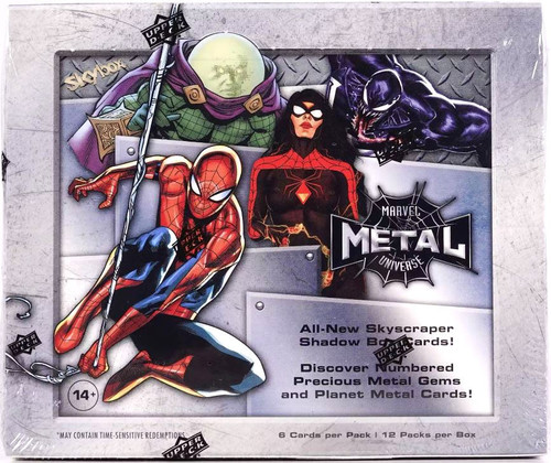 Marvel Upper Deck Spider-Man Metal Universe Trading Cards Box、ToyWiz、kayou