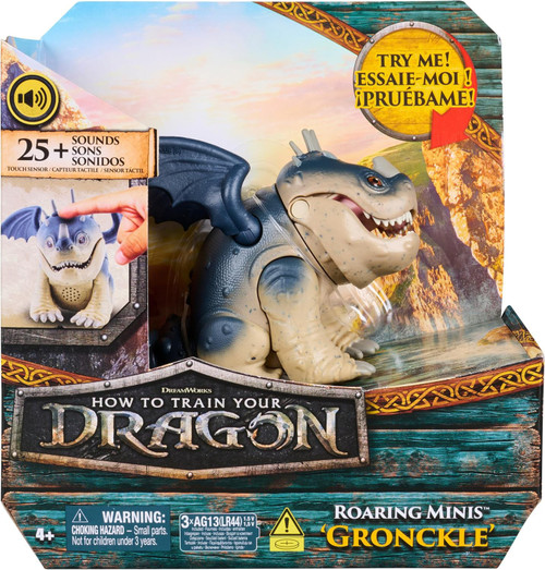 How to Train Your Dragon 2025 Movie Roaring Minis Gronckle Interactive Toy 25+ Sounds、ToyWiz、kayou