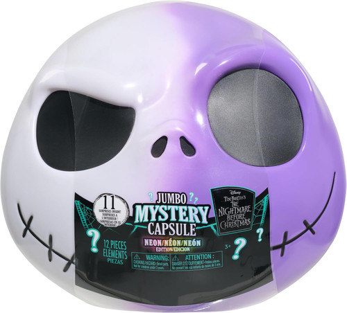 Disney The Nightmare Before Christmas Neon Edition Jack Skellington Head Exclusive JUMBO Mystery Capsule Pack 11 Surprises!、ToyWiz、kayou