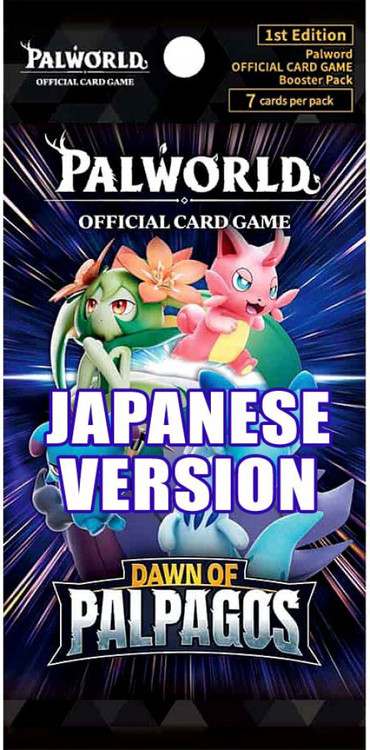Palworld Trading Card Game Dawn of Palpagos Booster Pack POCGe