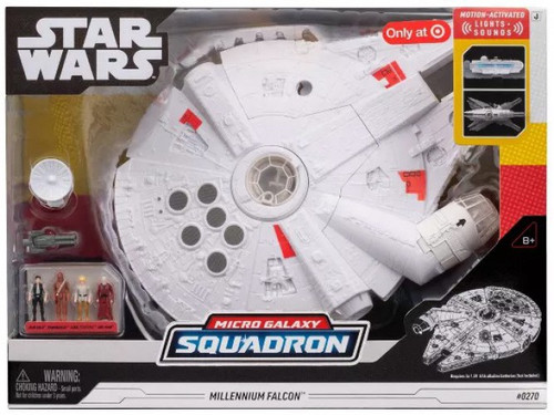 Star Wars Micro Galaxy Squadron Millennium Falcon Vehicle、ToyWiz、kayou