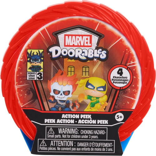 Marvel Doorables Action Peek Series 3 Mystery Figure 4-Pack 4 RANDOM Figures、ToyWiz、kayou