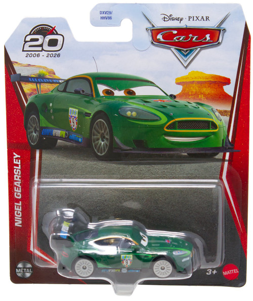 Disney / Pixar Cars 20th Anniversary Metal Nigel Gearsley Diecast Car、ToyWiz、kayou