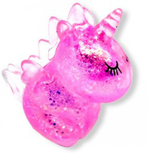 Squishy Fun Friends Unicorn PINK 3-Inch Squeeze Toy、ToyWiz、kayou