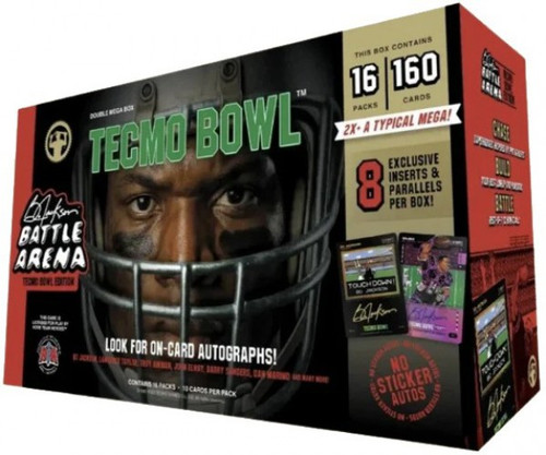 Bo Jackson Battle Arena Trading Card Game Tecmo Bowl Edition Double MEGA Box 16 Packs、ToyWiz、kayou