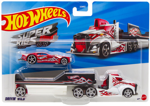 Hot Wheels Super Rigs Drivin' Wild Diecast Car White、ToyWiz、kayou