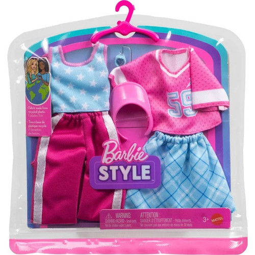 Barbie Style Sporty Outfits Fashion 2-Pack、ToyWiz、kayou