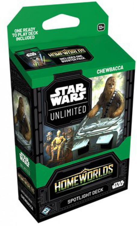 Star Wars: Unlimited Trading Card Game Homeworlds Chewbacca Spotlight Deck (Pre-Order ships October)、ToyWiz、kayou