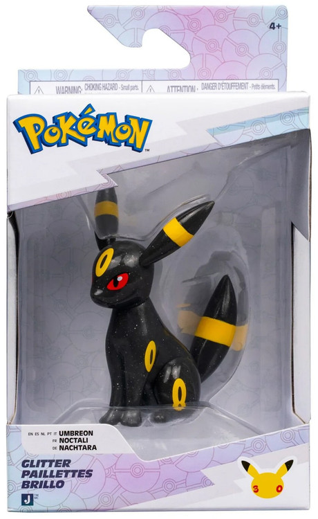 Pokemon 30th Anniversary Glitters Umbreon 3.5-Inch Mini Figure、ToyWiz、kayou