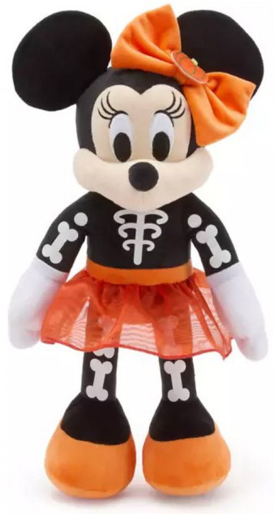 Disney 2026 Halloween Minnie Mouse Exclusive 14.25-Inch Plush Skeleton Costume、ToyWiz、kayou