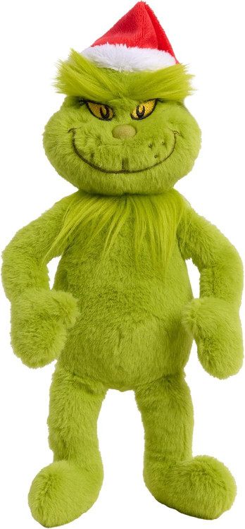 Dr. Seuss How the Grinch Stole Christmas! The Grinch 9-Inch Plush Santa Hat、ToyWiz、kayou