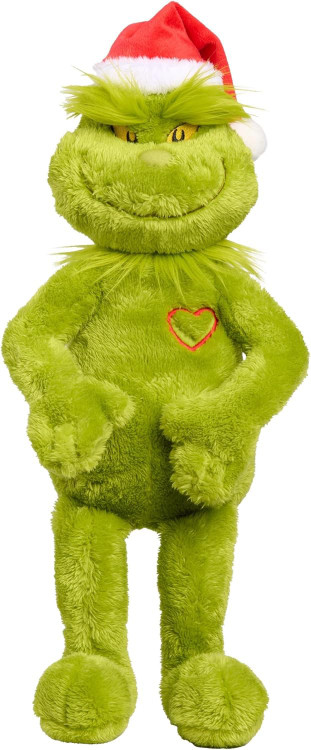 Dr. Seuss How the Grinch Stole Christmas! The Grinch 18-Inch Plush with Glowing Heart、ToyWiz、kayou