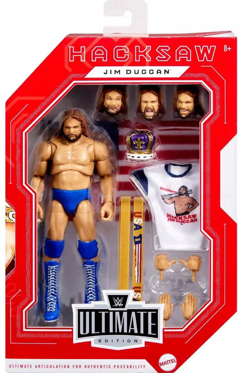 WWE Wrestling Ultimate Edition Legends Jim Duggan 7 Action Figure