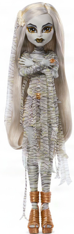 Monster High Universal Monsters Skullector The Mummy 10.5-Inch Doll Wrap Dress & Sarcophagus Purse、ToyWiz、kayou