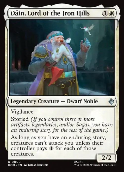 MtG The Hobbit Uncommon Din, Lord of the Iron Hills #8、ToyWiz、kayou