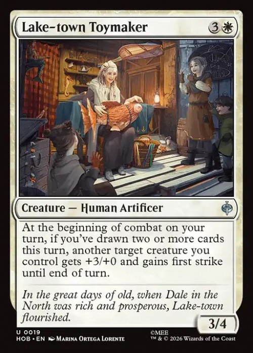 MtG The Hobbit Uncommon Lake-town Toymaker #19、ToyWiz、kayou