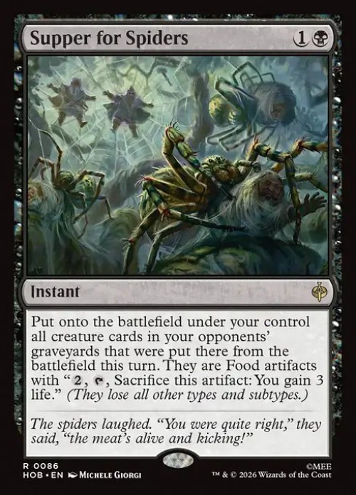 MtG The Hobbit Rare Supper for Spiders #86、ToyWiz、kayou