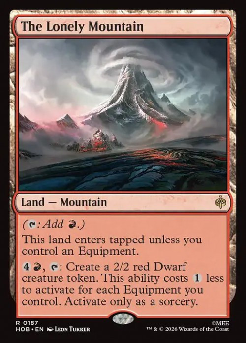 MtG The Hobbit Rare The Lonely Mountain #187、ToyWiz、kayou