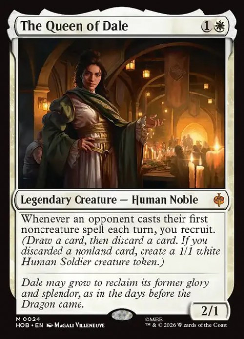 MtG The Hobbit Mythic Rare FOIL The Queen of Dale #24、ToyWiz、kayou