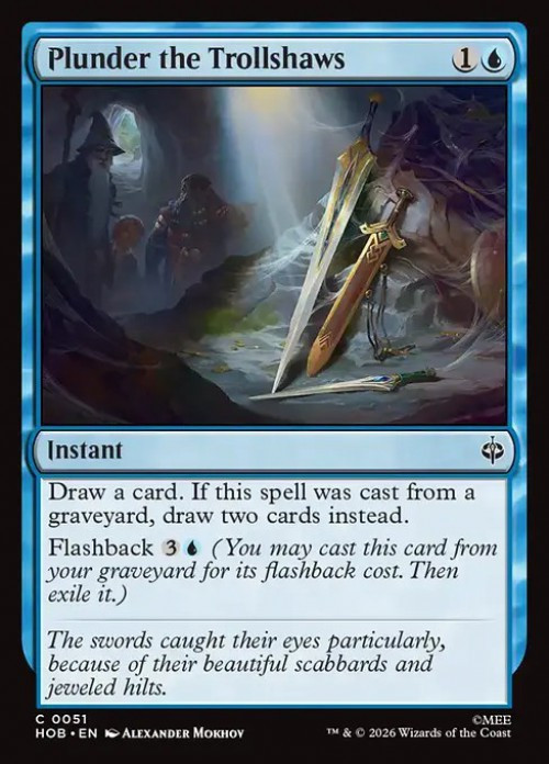MtG The Hobbit Common FOIL Plunder the Trollshaws #51、ToyWiz、kayou