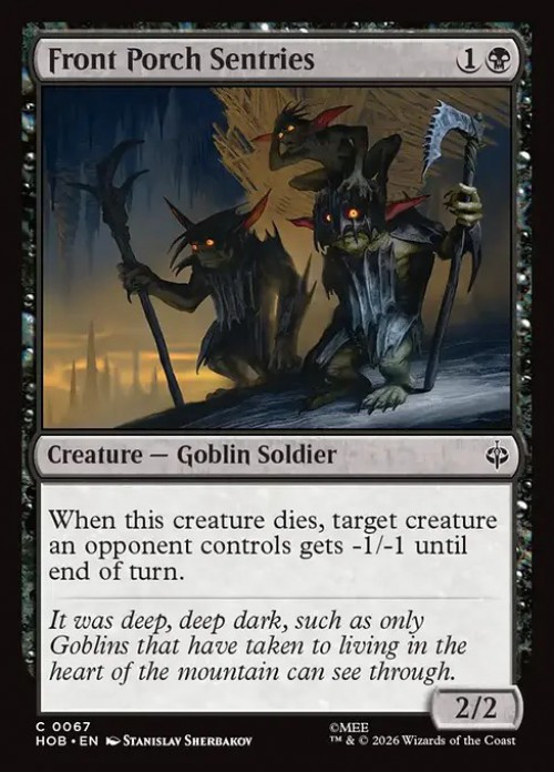 MtG The Hobbit Common FOIL Front Porch Sentries #67、ToyWiz、kayou