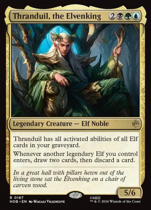 MtG The Hobbit Rare FOIL Thranduil, the Elvenking #167、ToyWiz、kayou