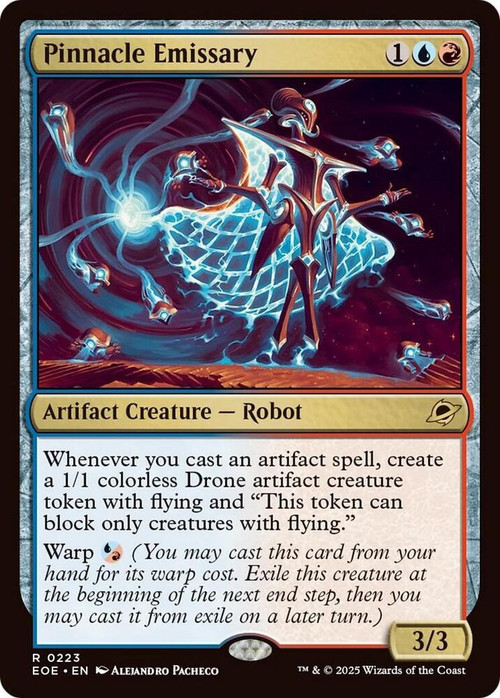 MtG Edge of Eternities Rare FOIL Pinnacle Emissary #223 Lightly Played、ToyWiz、kayou