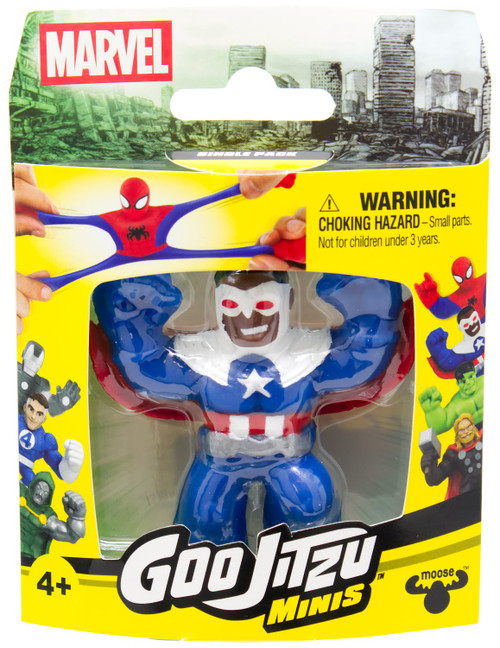 Heroes of Goo Jit Zu Marvel MINIS Captain America Figure Sam Wilson, 2026、ToyWiz、kayou