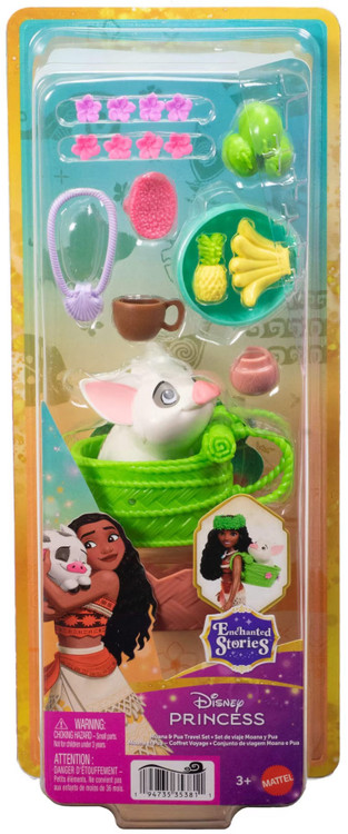 Disney Princess Enchanted Stories Moana & Pua Travel Set Doll Accessories、ToyWiz、kayou