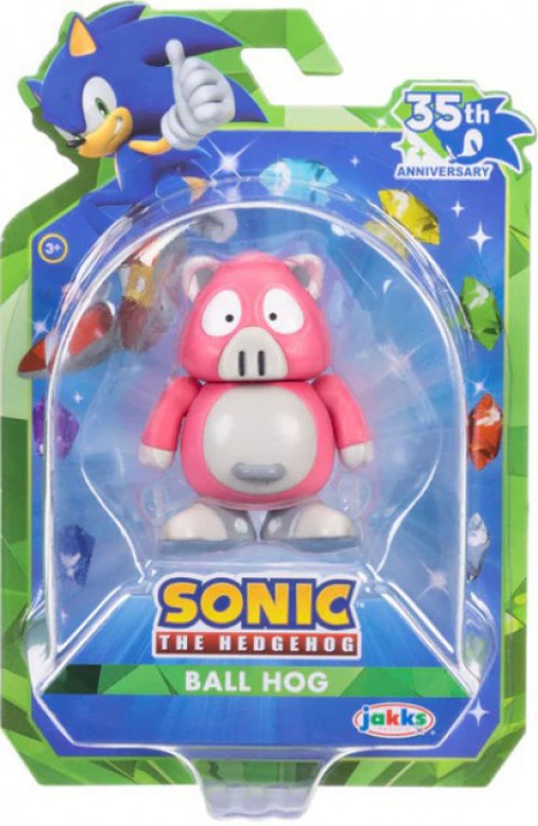 Sonic The Hedgehog 35th Anniversary Ball Hog 2.5-Inch Mini Figure、ToyWiz、kayou
