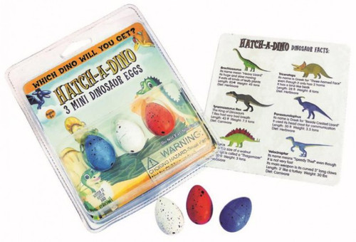 Hatch-A-Dino 3 Mini Dinosaur Eggs、ToyWiz、kayou