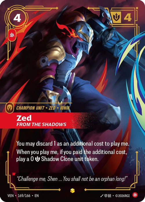 Riftbound League of Legends Trading Card Game Vendetta Single Card