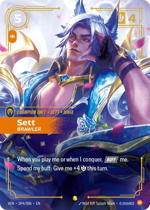その他 Riftbound Sett VEN SP4/006 Riftbound League of Legends Trading Card Game Vendetta Single Card