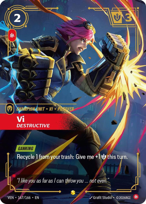 Riftbound League of Legends Trading Card Game Vendetta Single Card