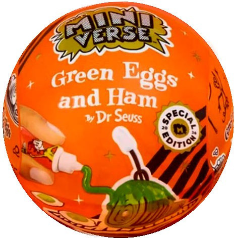 Miniverse Make It Mini Dr Seuss Green Eggs and Ham Mystery Pack Special Limited Edition, NOT EDIBLE!、ToyWiz、kayou