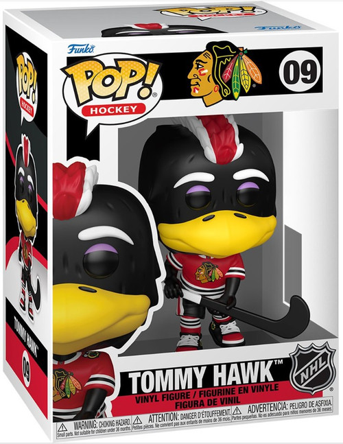 Funko NHL Chicago Blackhawks POP! Hockey Mascots Tommy Hawk Vinyl Figure #09 (Pre-Order ships September)、ToyWiz、kayou