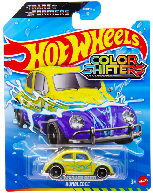 Hot Wheels Transformers Color Shifters Volkswagen Beetle Bumblebee Diecast Car、ToyWiz、kayou