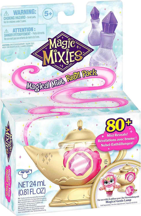 Magic Mixies Magical Mist Refill Pack 80+ Mist Reveals! For Use with the Genie Lamp, Damaged Package、ToyWiz、kayou
