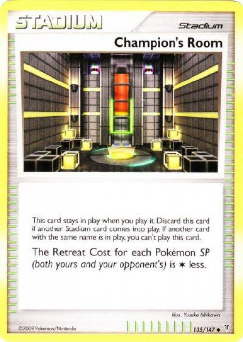 Pokemon Platinum Supreme Victors Uncommon Champion's Room #135 Moderately Played、ToyWiz、kayou
