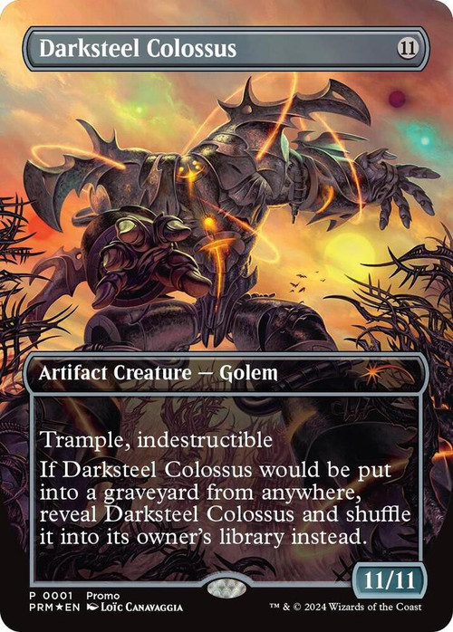 MtG Unique and Miscellaneous Promos Rare FOIL Darksteel Colossus #1、ToyWiz、kayou