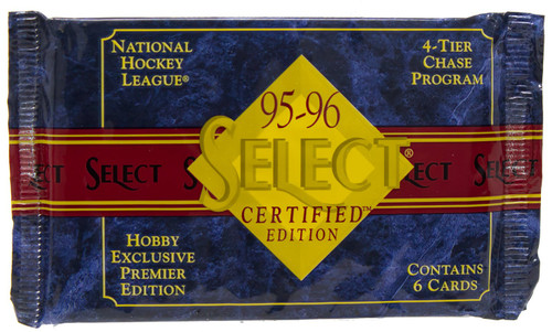 NHL Upper Deck 95-96 Select Certified Edition Hockey Trading Card HOBBY Pack 6 Cards、ToyWiz、kayou