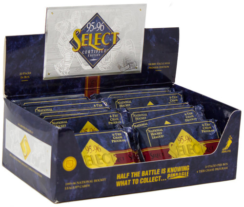 NHL 1995-96 Select Certified Edition Hockey Trading Card HOBBY Box 20 Packs、ToyWiz、kayou