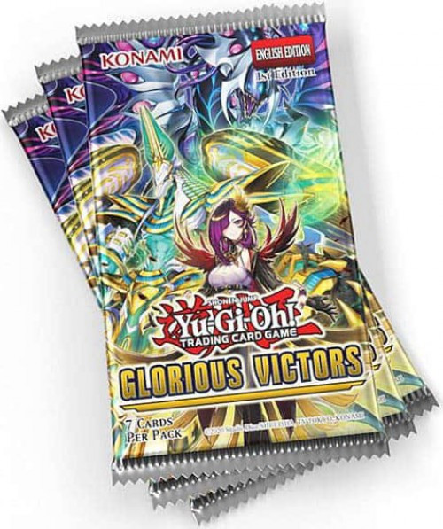 YuGiOh Glorious Victors Booster Box 24 Packs Konami - ToyWiz