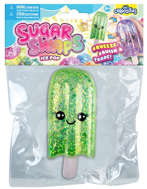 Curiosities Sugar Swaps Ice Pop GREEN Squeeze Toy、ToyWiz、kayou