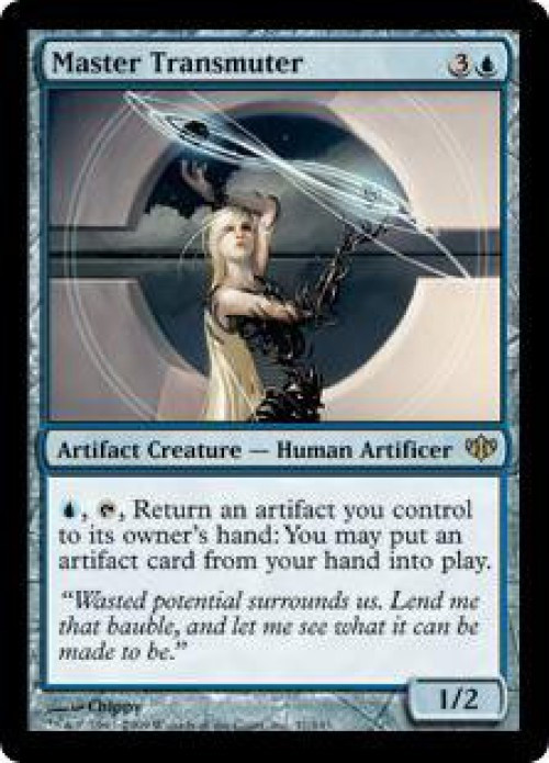 MtG Trading Card Game Conflux Rare Master Transmuter #31 Lightly Played、ToyWiz、kayou