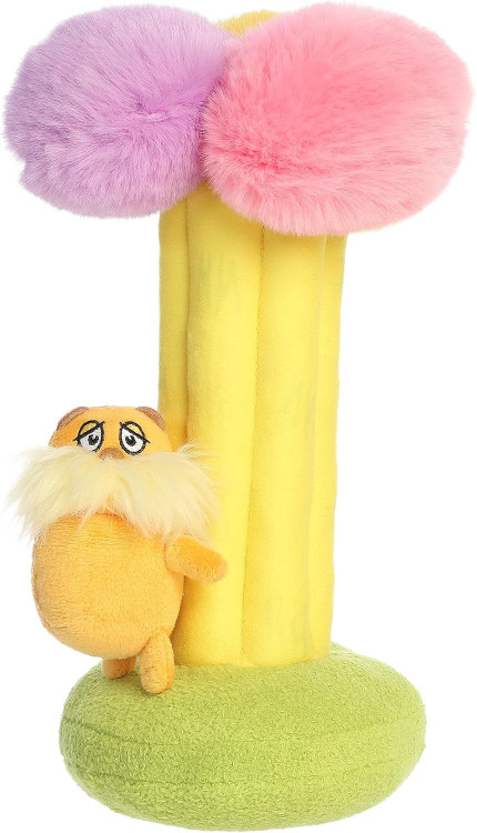 Dr. Seuss The Lorax Lorax Climbing Truffula Tree 10.5-Inch Plush、ToyWiz、kayou