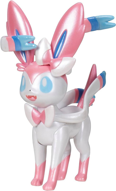 Pokemon Select Sylveon 2-Inch Evolution Figure Special Finish, Loose、ToyWiz、kayou